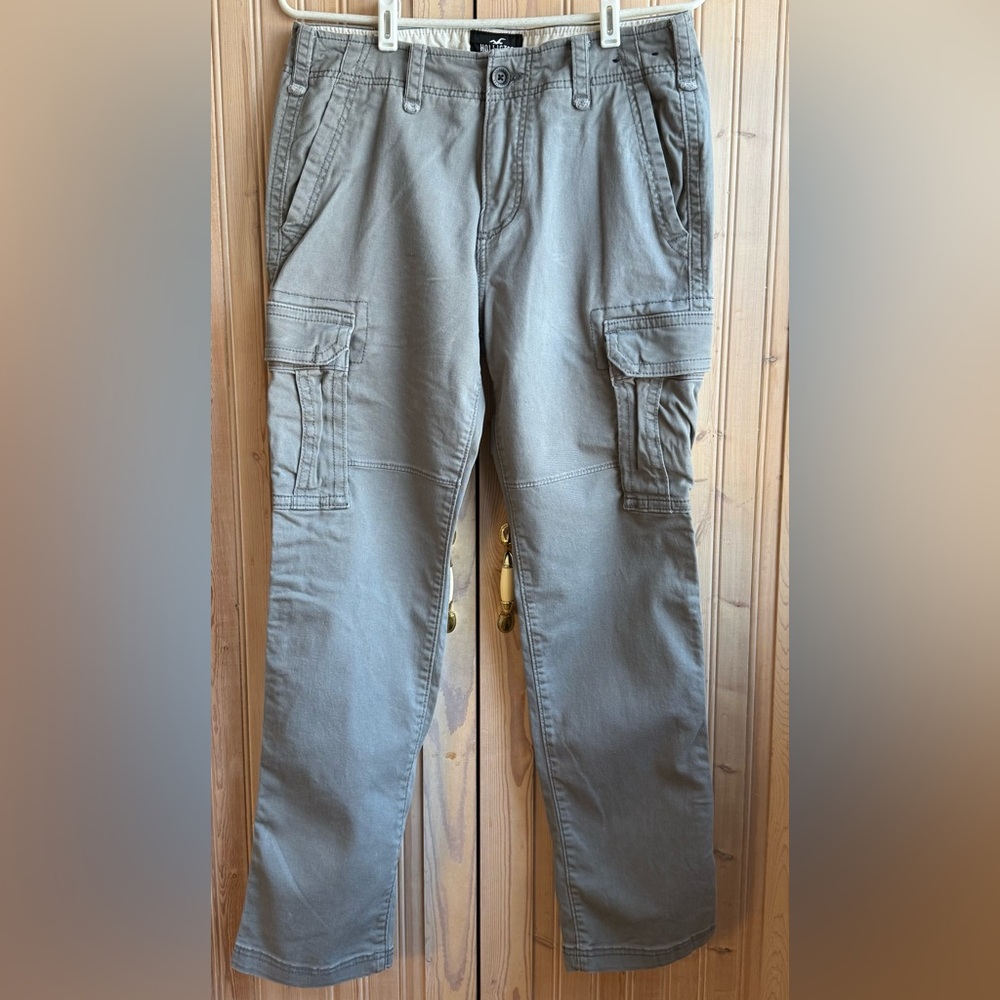 Hollister Men's Cargo Pants - Gray